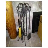 Hand made fireplace tools