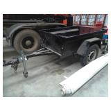  2 wheel all steel army trailer