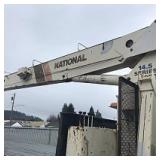 1991 Ford 14 ton Diesel crane truck 21,309 miles 