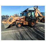 Case 580 Super M 4x4 Extenda hoe