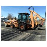 Case 580 Super M 4x4 Extenda hoe