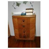 Retro high boy chest of drawers