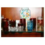 Antique glassware