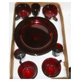 Ruby red glass