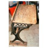 Antique school desk