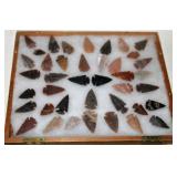 Stone indian arrowheads
