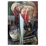 Antique drive in movie speakers