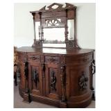 early 1800s walnut sideboard