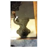 Antique coffee grinder