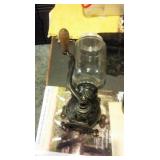 Antique coffee grinder