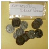 Lot 18, 1943 Steel War Cents