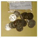 Lot 35, Old Buffalo Nickels