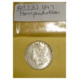 Lot 32, 1897 Morgan Silver Dollar