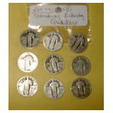 Lot 44, Standing Liberty Quarters