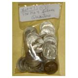 Lot 47, 57 Silver Quarters
