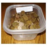 Lot 49, Wheat Cents, Uncounted, Unsearched