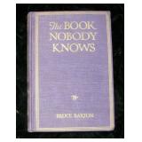 The Book Nobody Knows
