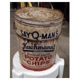 Potato Chip Tin