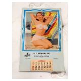 1963 Onsted Gulf Service Pin-Up Calendar