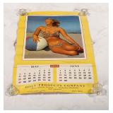 1952 Holts Products Calendar