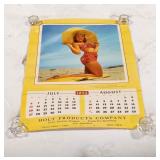 1952 Holts Products Calendar