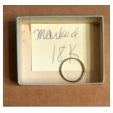 Marked 18K Gold