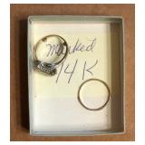 Marked 14K Gold