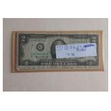 Lot 43 Three Two Dollar Bills