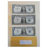 Lot 44 Three Silver Certificates