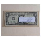 Lot 46  Two One Dollar Notes, In Sequence