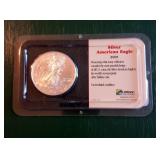 Lot 86 2001 American Eagle Silver Dollar