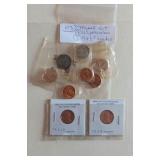 Lot 103 Mixed Lot, Pennies, 1 nickel