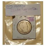 Lot 130 Barber Half Dollar 1900S