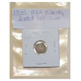 Lot 156 Seated Liberty Half Dime 1862