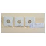 Lot 161 Three Barber Dimes