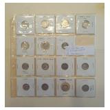 Lot 171 Fifteen Roosevelt & Mercury Dimes