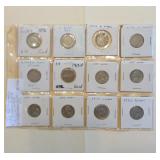 Lot 175 V & Jefferson Nickels