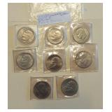 Lot 183 Ike & BiCentennial Dollars 
