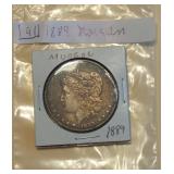 Lot 191 Morgan Silver Dollar  1889