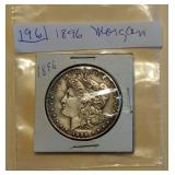 Lot 196 Morgan Silver Dollar 1896