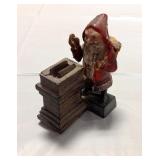 Antique Santa on Chimney Bank