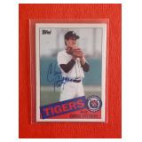 Chris Pittarro Signed Baseball Card