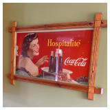 Circa 1949 French/Canadian Coca Cola Advertising/Original Frame