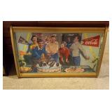 Framed Coca Cola Picture