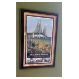 50th Year Commemorative Mackinac Bridge Print 