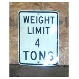 Weight Limit Sign