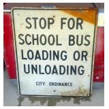 School Bus Sign
