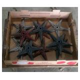 Cast Iron Stars.  Lawn Decor