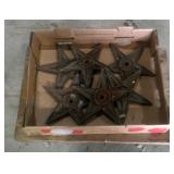 Cast Iron Stars.  Lawn Decor