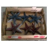 Cast Iron Stars.  Lawn Decor